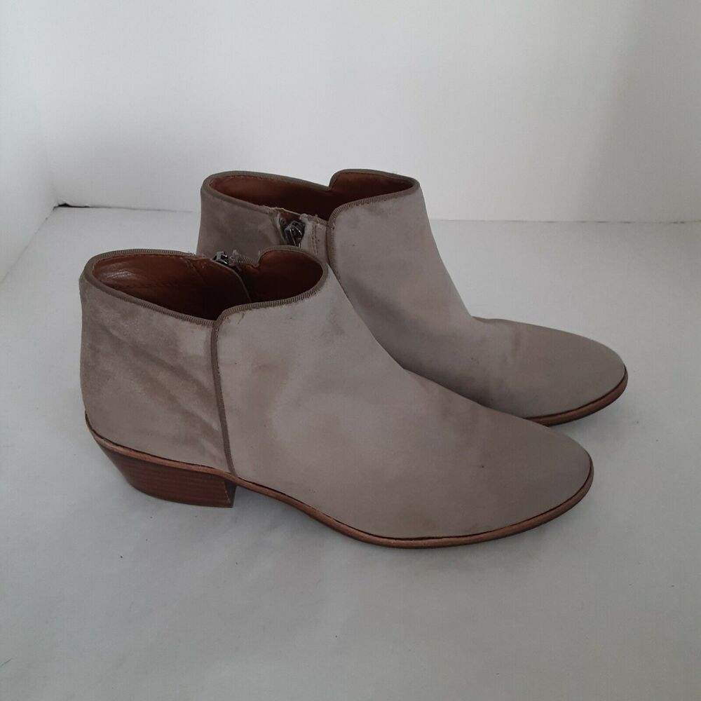 Sam Eldeman Suede Leather Petty Ankle Boot sz 7M Versatile